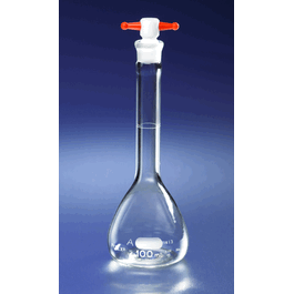PYREX Class A Volumetric Flask with PTFE Stopper, 1 L