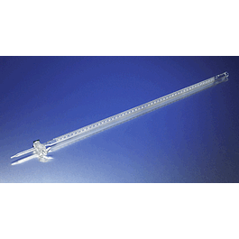 PYREX 50 mL Serialized/Certified Class A Precision Bore Buret with Glass Standard Taper Stopcock