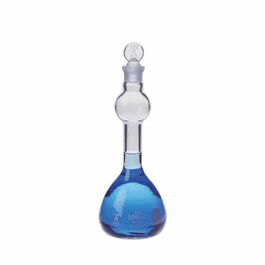 DWK Life Sciences (Kimble) 50 mL, Class A Mixing Bulb Style Flasks with Standard Taper Stoppers
