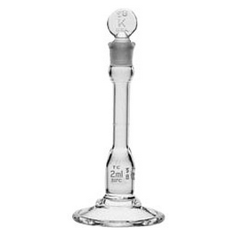 DWK Life Sciences (Kimble) VOLUMETRIC FLASK W/GLASS STOPPER 1 ml
