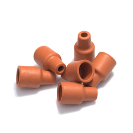 DWK Life Sciences (Kimble) Plug-Type Rubber Sleeve Stoppers, Red, 7 mm