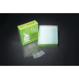 Microscope Slides, 3 x 1 in. Frosted on one end