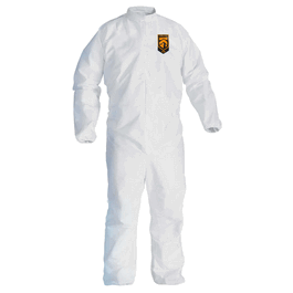 KleenGuard A30 Breathable Splash and Particle Protection Coveralls, Zipper Front with 1 in. Flap and Elastic Back/Wrists/Ankles, 2XL