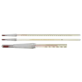 Precision 10/18 Taper Joint Thermometer, Red Spirit, -10 to 150 C x 1.0 C, 25 mm Immersion Depth