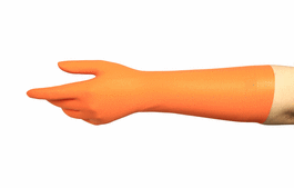 Ansell AciTek 49-252 Clean Latex Gloves, Class 100 (ISO 5) Environments, Size 10