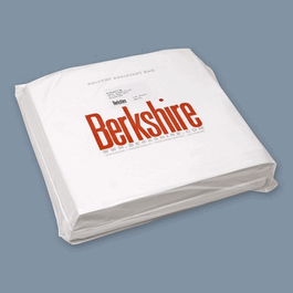 Berkshire 12 x 12 in. EcoClean 60 Non-woven Cotton Cleanroom Wipes, 150 sheets/pack, 20 packs/case