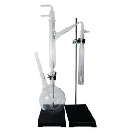 DWK Life Sciences (Wheaton) 1000 mL Distilling Flask with 19/38 Inlet Tube for Cyanide Distillation Apparatus Kit