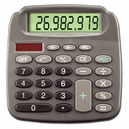Control Company Solar, Desktop Calculator (12-digits)