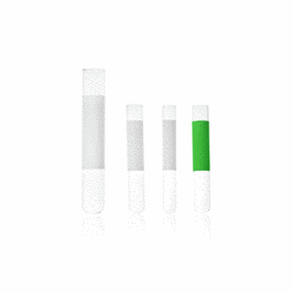 DWK Life Sciences (Kimble) MARK-M 3 mL Borosilicate Glass Tube With White 1-3/8 in. Vertical Label, 10 x 75 mm