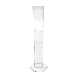 10 mL Class A Certified PMP Cylinder with Molded Graduations