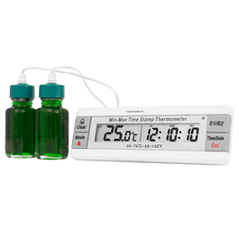 Control Company , Dual Thermometer, 2 bottle probes specifically for refrigerator/freezer applications