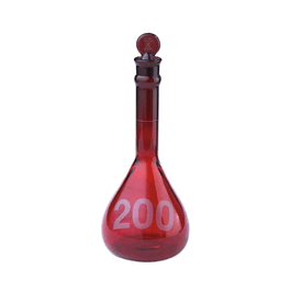 DWK Life Sciences (Kimble) 10 ml, Volumetric Flasks, Class A, Heavy-Duty, Wide-Mouth, Glass Stoppers, RAY-SORB