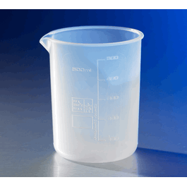 Reusable Plastic Low Form PFA Beakers, 250 mL