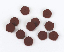 PerkinElmer Un-Assembled Aluminum Crimp Cap with Butyl (Red) Septa and Star Spring