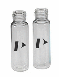 PerkinElmer 20 mL Clear Glass Screw Top Vial with P logo