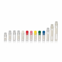 DWK Life Sciences (Wheaton) 2 ml Internal Thread, Free Standing CryoElite Vial, Natural Cap with Patch, Sterile