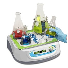 Orbi-Shaker Jr. Orbital Shaker with rubber mat platform (9.5 x 8 in.), 100-240V (US Plug)