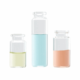 DWK Life Sciences (Wheaton) Clear Headspace Vial, Rounded Bottom and Beveled Finish, 6 mL
