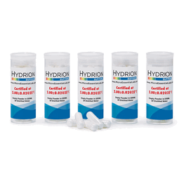 Hydrion Buffer Capsules, pH 5.00, 10 capsules per vial, 5 vials per case