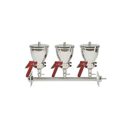 Cytiva AS310/3 Multiple Vacuum Filtration Apparatus, 3-place vacuum filtration system, SS 500 mL, 47/50 mm, support screen, w/rapid closure clamp