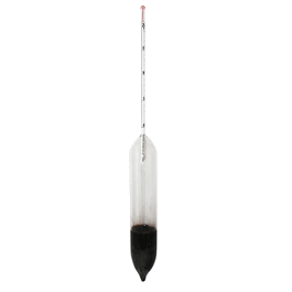 Alcohol Hydrometer, 0 to 20 percent, Internal Revenue Size F, 310 mm