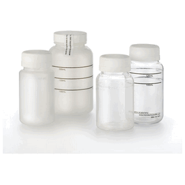 Thermo Scientific 250 mL PE Bottle Without Tablet, cs/228 Bottles