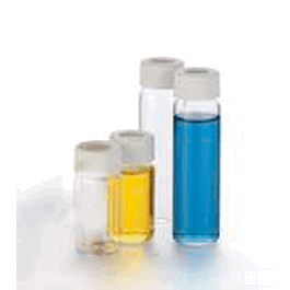 Thermo Scientific Premium Pack Clear Vials with closed top, 20 ml, 24-414 closure, certified