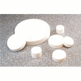 Thermo Scientific Foam-Lined Polypropylene Cap, White, Closure Size 48-400