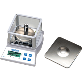 Spectrum SCP-500 Portable Toploading Balance, 500 g x 0.01 g, with Weigh Bowl