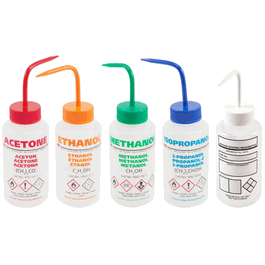 Dynalon 1000 mL LDPE Vented Wide Mouth Wash Bottles, Custom Label