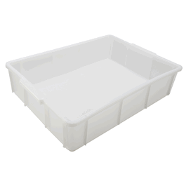 Dynalon 10 L HDPE Deep Tray with Handles, Stackable, 12.2 x 16.3 x 3.8 in.