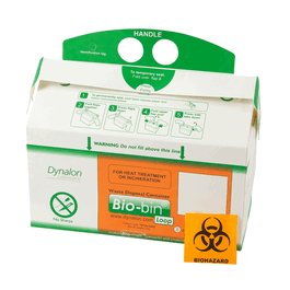 Dynalon Bio-bin Waste Disposal Container, Loop Model, 2.5 L, 9 x 4.3 x 4.7 in.