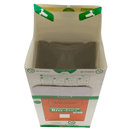 Dynalon Bio-bin Waste Disposal Container, Floor Model, 30 L, 11 x 11 x 16.3 in.