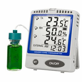 Control Company Memory-Card Refrigerator/Freezer Bottle Thermometer
