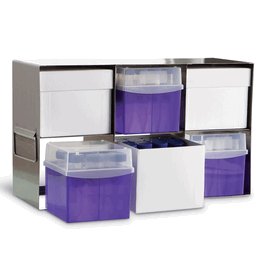 True North 2 x 3 Chest Cube Freezer Rack, Stainless Steel