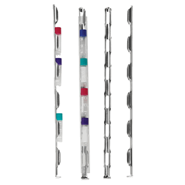 True North 5-Place Aluminum Cane for Vials up to 2 mL, 290 mm long