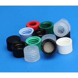 JG Finneran 10-425 mm Blue Open Hole Polypropylene Caps