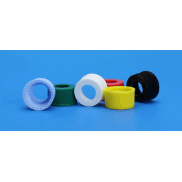JG Finneran 13-425 mm Black Polypropylene Solid Top Caps, Unlined