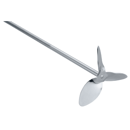 IKA R 1385 Propeller Stirring Element, 3-bladed, Stirrer: 140 mm, Shaft: 10 x 550 mm