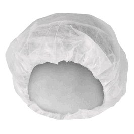 KleenGuard A10 Light Duty Bouffant Caps, 21 in., Medium, White