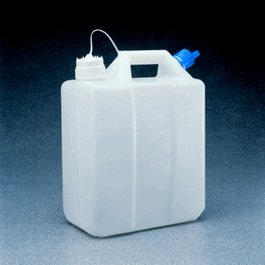 Thermo Scientific Nalgene Jerrican, 13 L, HDPE, with 38 mm Secondary Port