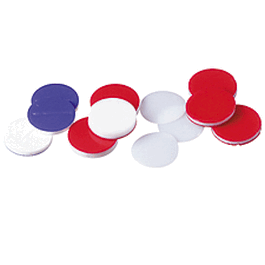 JG Finneran 8 mm x 0.010 in. White PTFE Septa