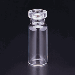 Standard Opening Crimp Top Vials, 12 x 32 mm, Clear with White Graduated Spot