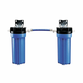 Thermo Scientific Double Cartridge Pretreatment System (includes 5um filter with carbon cartridge and a hardness stabilizer cartridge)