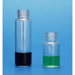 10 mL Amber Rounded Bottom Headspace Vial, 23 x 46 mm, 18 mm Thread