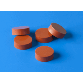 JG Finneran 11 mm Diameter ThermoRed High Temp Ultra Low Bleed 3 mm Thick Injection Port GC Septa