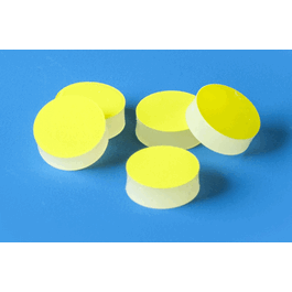 9.5 mm, White, PTFE/Off White Silicone Septa