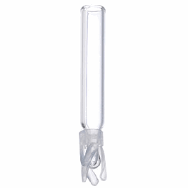 DWK Life Sciences (Wheaton) 0.10 mL, Glass Insert with Bottom Spring, Inserts for E-Z Vials