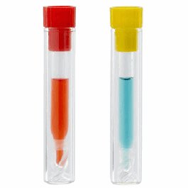 DWK Life Sciences (Wheaton) Glass Vial Inserts; 0.15 mL, with Bottom Spring, 5 x 29 mm