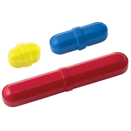 Dynalon(R) Stir Bar, Octagonal Yellow, 3 x 1/2 in. (76 x 13 mm)
